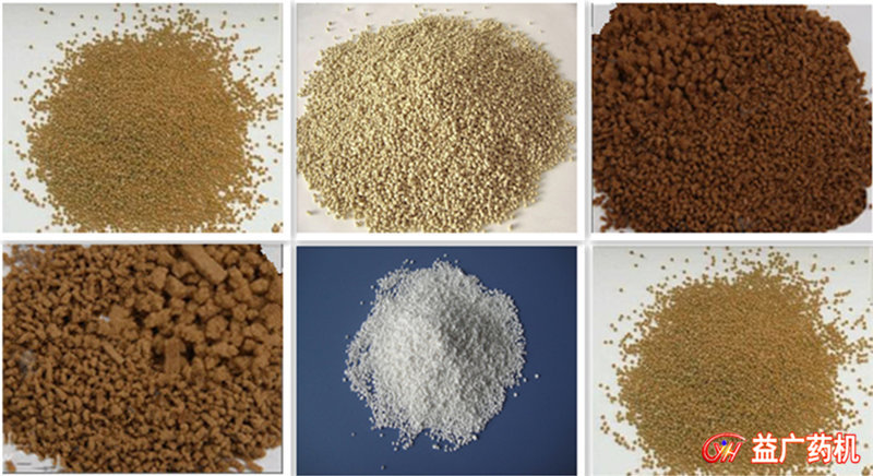 搖擺式顆粒機(jī)成品物料